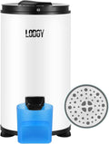 Lodgy essoreuse linge compacte - capacité 6 kg pour extraction rapide eau - mini sèche linge centrifuge - appareil domestique pour buanderie petites pièces et séchage complémentaire