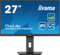 iiyama ProLite XUB2763QSU B1 écran PC 27 pouces - IPS QHD 2560 x 1440 à 100 Hz - FreeSync écran mat réglable en hauteur et pivot - DisplayPort HDMI hub USB et haut parleurs