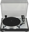Thorens TD 403 DD Platine vinyle noire - Entraînement direct silencieux jusqu à 45 tr min - Construction aluminium avec moteur CA - Compatible haut parleurs et ordinateur