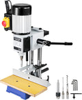 VEVOR mortaiseuse à bédane carré - puissance 750 W vitesse 2800 tr min - capacité burin 6 à 12 mm mandrin 13 mm - machine établi pour perçage et mortaisage bois