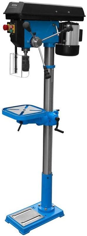 GSB 20-812 perceuse à colonne 800 W - 12 vitesses jusqu'à 2500 tr min - Structure en métal finition bleue - Alimentation filaire 230 V poids 53 kg