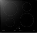 Samsung plaque induction zones de cuisson - Table vitrocéramique verre trempé noire 4 foyers 52 cm