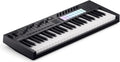 Novation Launchkey 49 MK4 Clavier maître MIDI USB 49 touches - Touches semi lestées sensibles à la vélocité - 8 pads rétroéclairés modes Chord Scale - Arpégiateur et suite logicielle