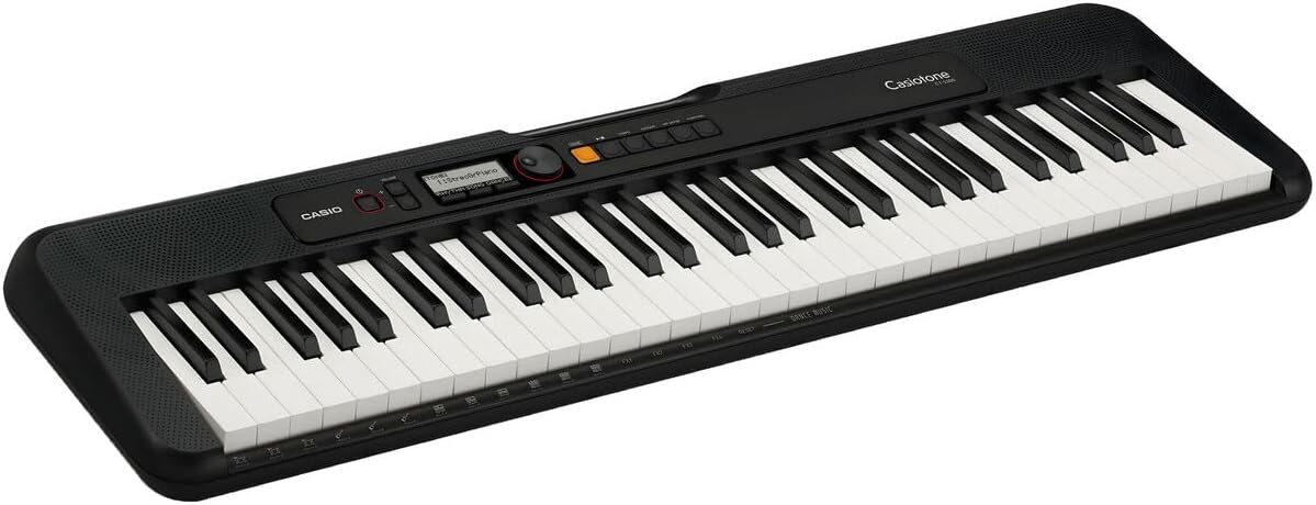 Casio CT S200 Clavier électronique MIDI USB 61 touches - Modèle portable pour débutant - Finition noire avec format compact - Pour apprentissage musique et jeu quotidien