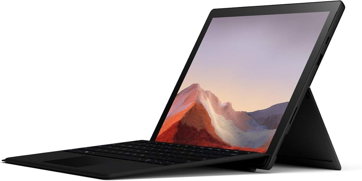 Microsoft Surface Pro 7 ordinateur hybride - écran tactile 12,3 pouces Intel Core i7 - 8 Go RAM finition noire - Windows 10 avec Intel Iris Plus Graphics