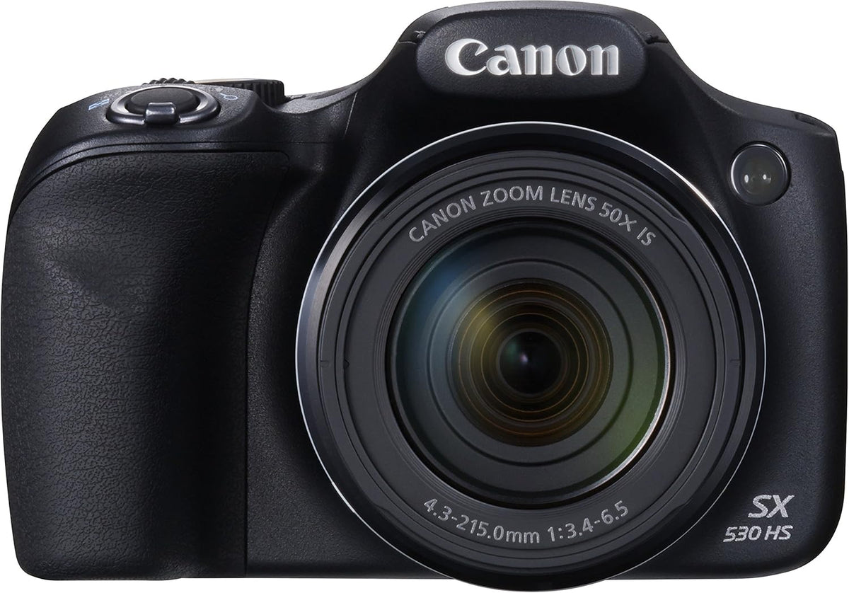 Canon PowerShot SX530 HS appareil photo bridge 16 MP - Zoom optique 50x et stabilisation optique - Écran LCD 3,4 pouces - WiFi USB vidéo MP4 boîtier noir