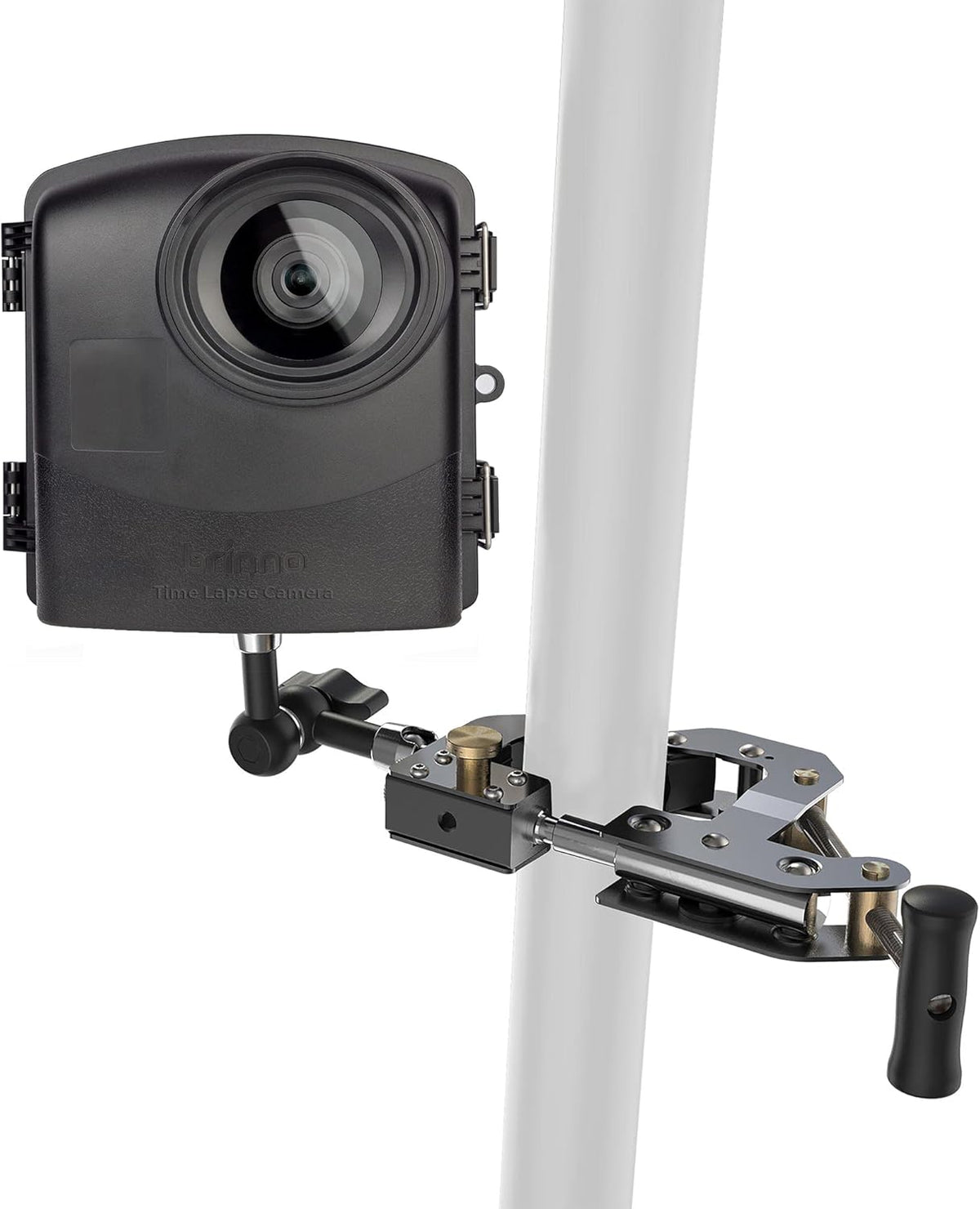 Brinno BCC2000 - Caméra timelapse chantier Full HD 1080p - Autonomie batterie jusqu'à 1 an et support serrage flexible - Boîtier extérieur IPX5 écran 2 pouces USB