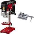 Einhell TC-BD 500 - Perceuse à colonne 500 W 9 vitesses jusqu'à 2410 tr min - Profondeur 50 mm table réglable pivotante inclinable - Étau inclus