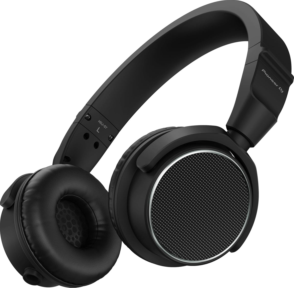 Pioneer DJ HDJ-S7-K - Casque DJ professionnel noir avec structure métal - Connexion jack 3,5 mm pour appareils audio - Modèle compact pour monitoring et mixage
