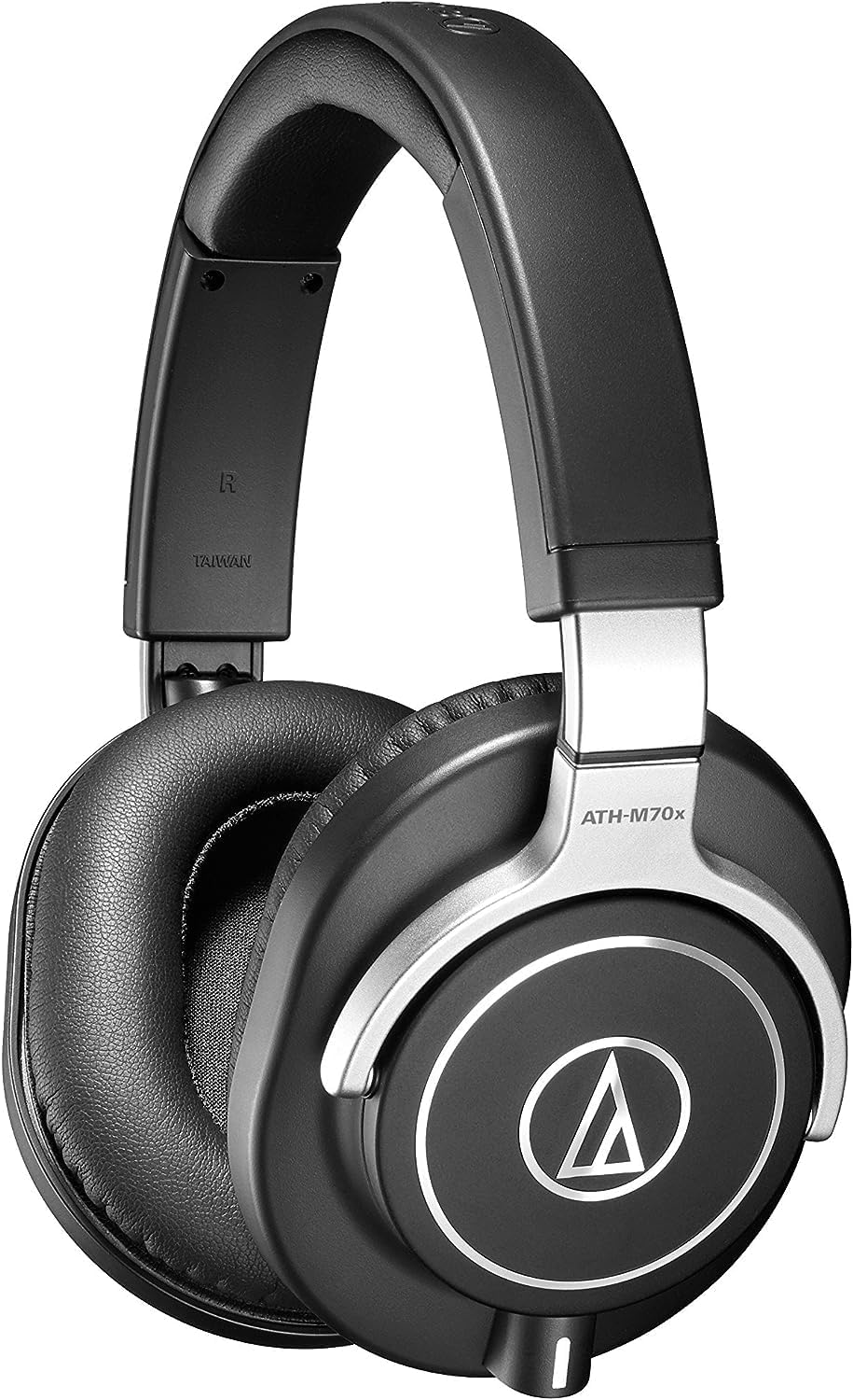 Audio-Technica ATH-M70x - Casque fermé professionnel de monitoring circum auriculaire - 35 ohms réponse jusqu'à 40 kHz sensibilité 99 dB - Jack 3,5 mm noir pour studio