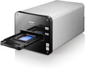 Plustek OpticFilm 120 scanner film - supports jusqu à 60 x 120 mm résolution 5300 dpi - capteur CCD couleur 48 bits - USB pour films et diapositives noir gris