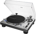 Audio Technica AT LP140XP platine professionnelle - entraînement direct finition argentée aluminium - vitesse jusqu à 78 tours - protection anti poussière et adaptateur inclus