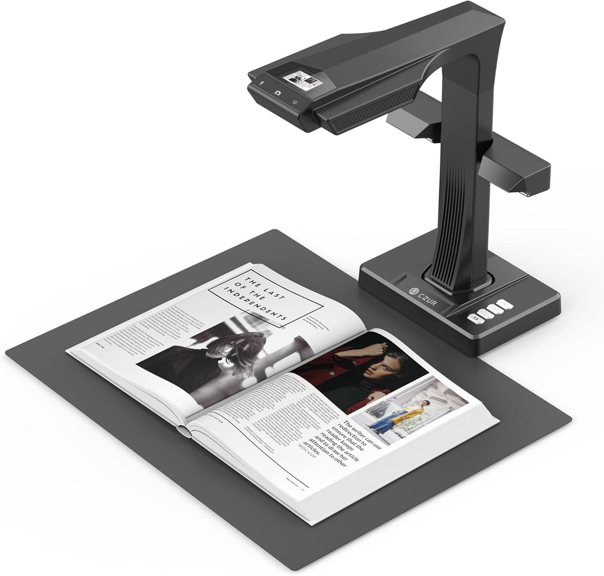 CZUR ET16 Plus scanner de livres et documents A3 - Caméra 16 MP avec OCR multilingue - Résolution 1936 dpi capteur CMOS - USB conversion JPG vers Word et PDF éditable
