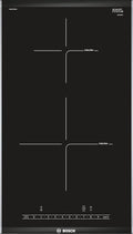Bosch PIB375FB1E Série 6 - Plaque induction 2 foyers 30 cm - Fonction Boost et surface vitrocéramique noire - Format Domino compact pour cuisine encastrée