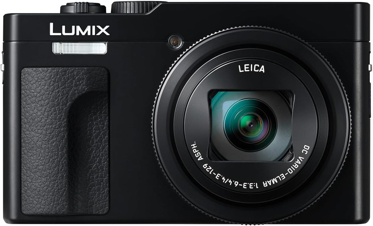Panasonic Lumix TZ99 appareil photo compact - capteur BSI CMOS 20,3 MP noir zoom Leica 30x - vidéo 4K écran tactile inclinable - WiFi Bluetooth stabilisation selfie