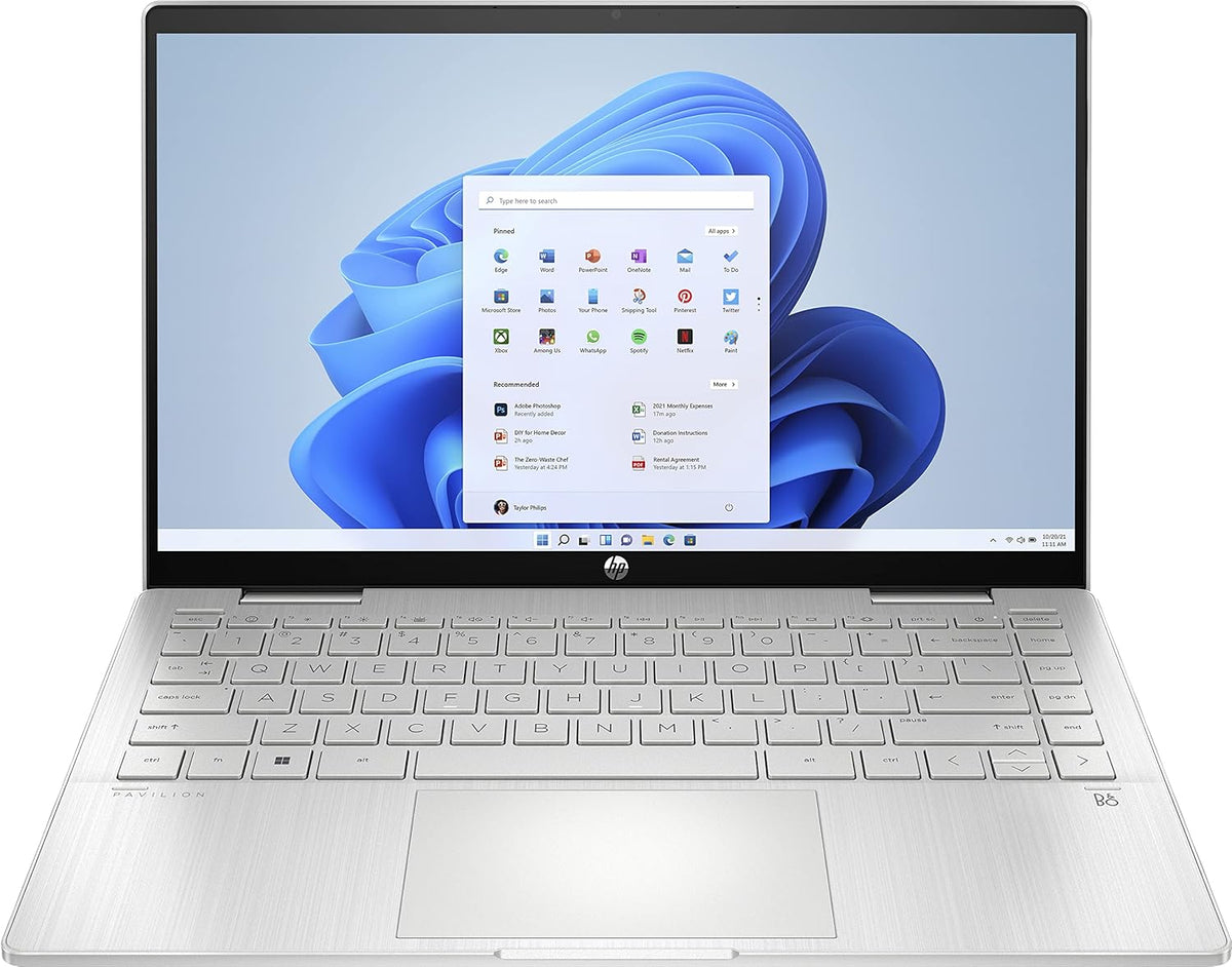 HP Pavilion x360 14 ek1255ng ordinateur portable convertible - Écran tactile FHD IPS 14 pouces - Core i5 1335U 16 Go RAM SSD 512 Go - Intel Iris Xe Windows 11 AZERTY