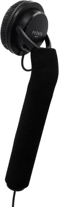 PHONON 02-Stick - Casque DJ mono une oreille filaire 32 ohms - Réponse jusqu'à 40 kHz sensibilité 101 dB - Jack 3,5 mm noir pour pré écoute et monitoring DJ