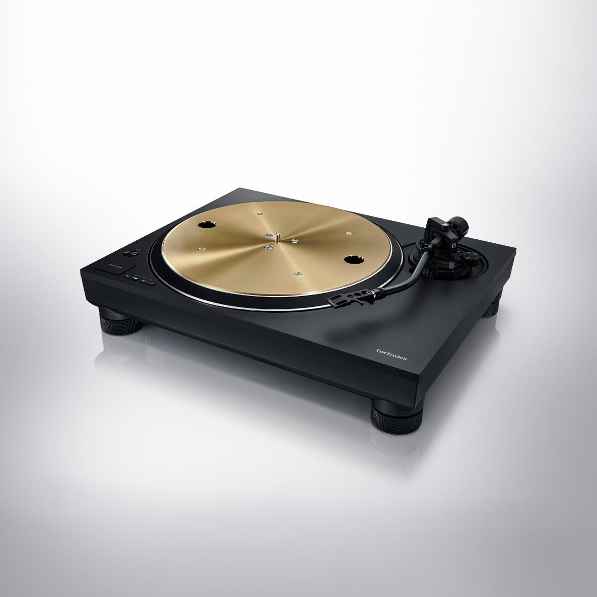 Technics SL 1300G Platine vinyle noire - Entraînement direct jusqu à 78 tr min - Construction métal aluminium - Compatible amplificateur haut parleur et système audio