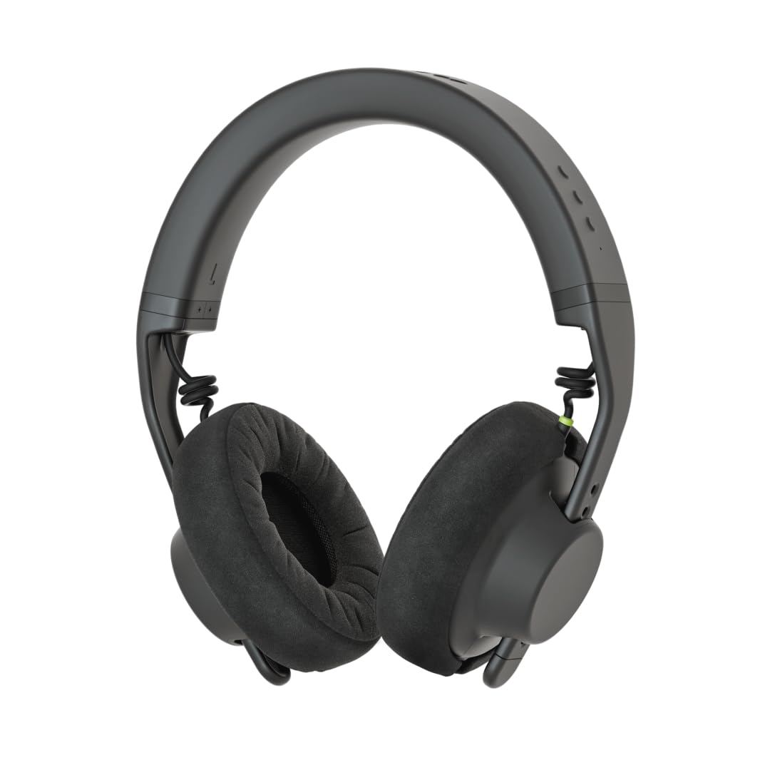 AIAIAI TMA 2 Studio Wireless Plus Casque studio sans fil noir - Bluetooth à latence ultra faible - Impédance 32 ohms avec isolation acoustique - Jack 3,5 mm pour usage professionnel