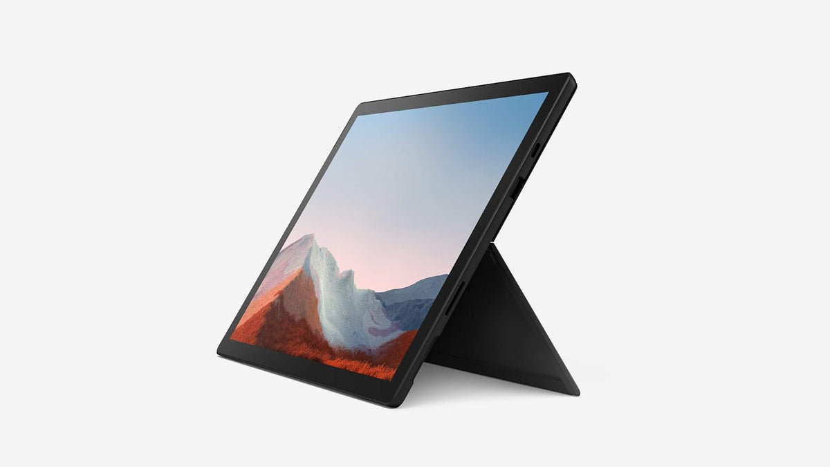 Microsoft Surface Pro 7 Plus reconditionnée 12,3 pouces - Écran 2736 x 1824 et Core i7 1165G7 - 16 Go RAM SSD 512 Go - Windows 10 Pro autonomie jusqu à 15 h noir