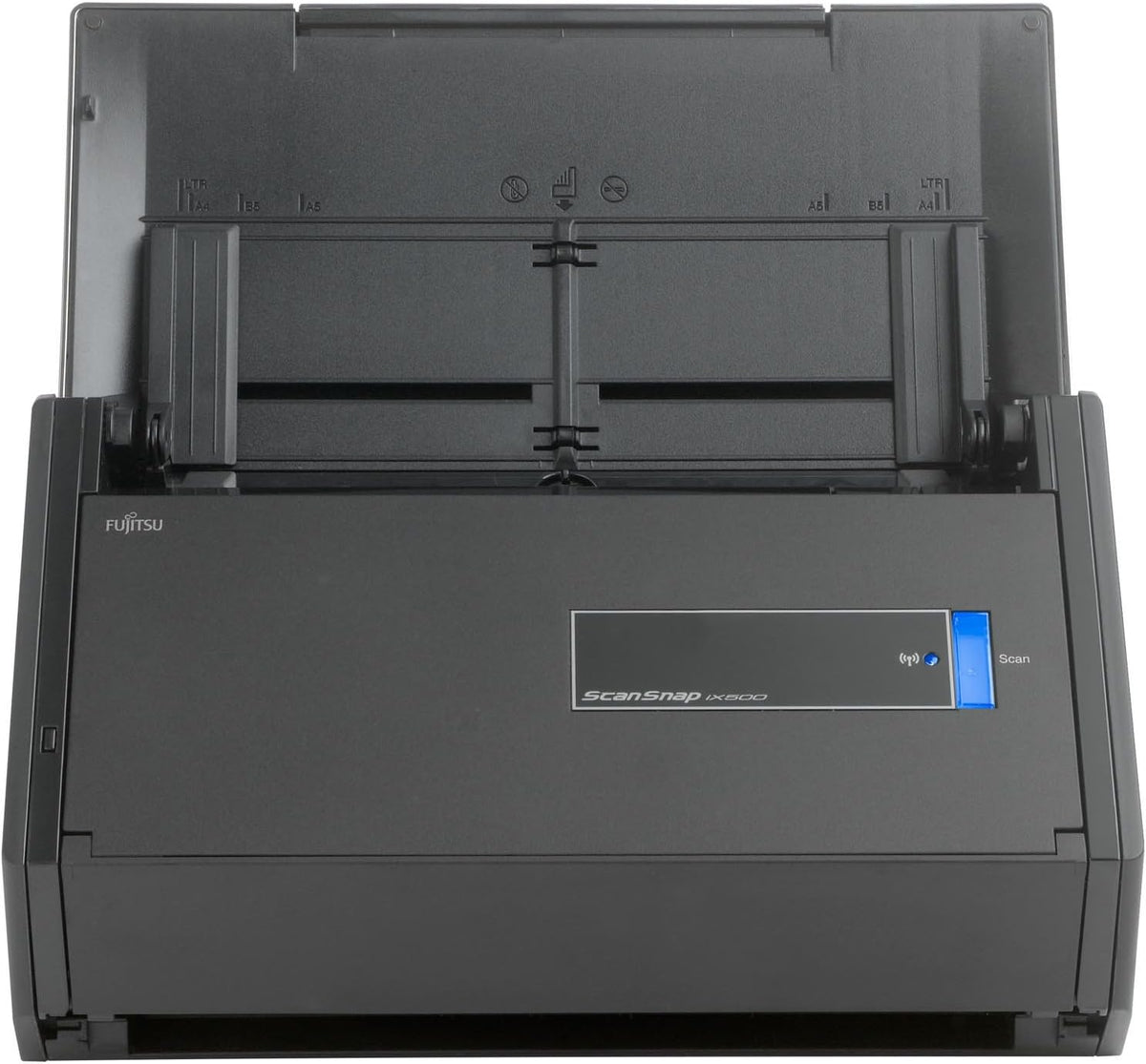Fujitsu ScanSnap iX500 scanner documents renouvelé noir - Chargeur automatique 50 feuilles - Résolution 600 dpi couleur 24 bits - Connexion USB pour numérisation bureautique