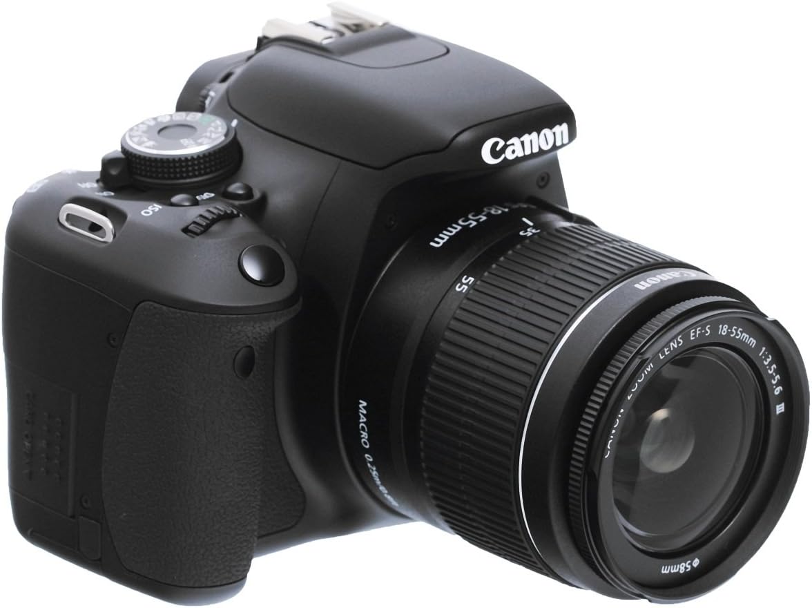 Canon EOS 600D Reflex 18 MP noir - Objectif EF S 18 55 mm IS II - Stabilisation intégrée à l objectif - Capteur CMOS pour photo et vidéo MPEG 4