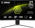 MSI MAG 27CQ6PF écran gaming incurvé 27 pouces - QHD 2560 x 1440 Rapid VA 1500R - 180 Hz réponse minimale 0,5 ms AMD FreeSync - DisplayPort 1.2a HDMI 2.0b CEC