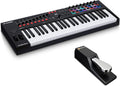 M Audio Oxygen Pro 49 avec pédale SP 2 - Clavier maître MIDI USB 49 touches semi lestées aftertouch - Pads potentiomètres et contrôles - Suite logicielle et sustain inclus