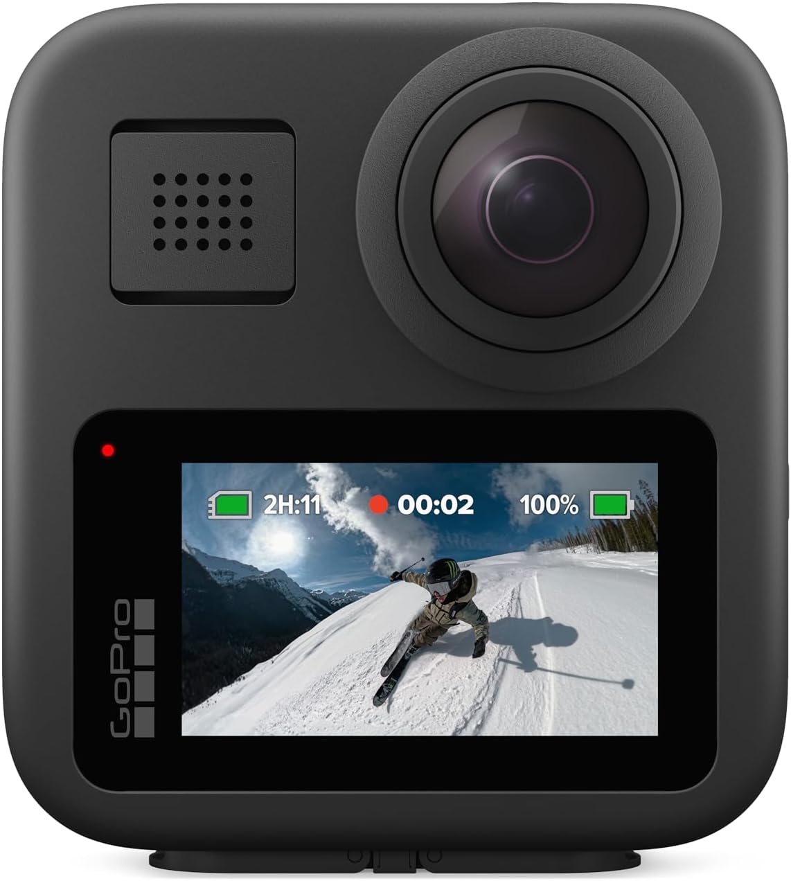 GoPro MAX Caméra action 360 étanche - Vidéo sphérique 5,6K 30 fps et photos 360 16,6 MP - Écran tactile 3 pouces - Stabilisation et diffusion en direct 1080p