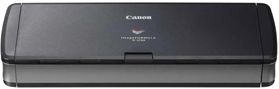 Canon imageFORMULA P-215II scanner portable - recto verso 15 pages par minute - chargeur automatique 20 feuilles USB - logiciel CaptureOnTouch Lite pour bureau et mobilité