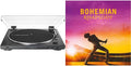 Audio Technica LP60XBT platine vinyle automatique - entraînement par courroie Bluetooth noire - lecture jusqu à 45 tours par minute - pack avec Bohemian Rhapsody Import