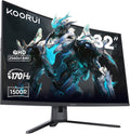 KOORUI écran gaming incurvé 31,5 pouces - QHD 2560 x 1440 dalle VA 1500R - 170 Hz réponse 1 ms AdaptiveSync - HDMI DisplayPort VESA 75 x 75 confort visuel