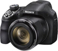 Sony DSC H400 Appareil photo bridge noir 20,1 MP - Zoom optique 63x - Distance focale jusqu à 1550 mm - Stabilisation avec mesure matricielle centrale et spot