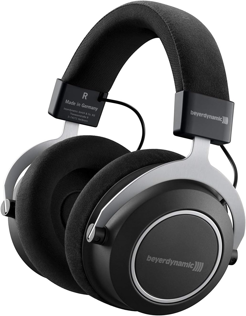 beyerdynamic Amiron - Casque audio sans fil supra auriculaire Bluetooth - Autonomie jusqu'à 30 h personnalisation sonore via application MIY - Microphone jack 3,5 mm noir