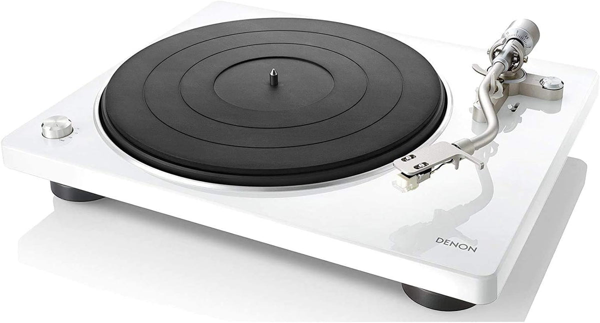 Denon DP-450USB - Platine Hi-Fi à courroie avec USB et préampli phono - Enregistrement MP3 WAV jusqu'à 78 tours minute - Pour amplificateur récepteur AV casque système audio