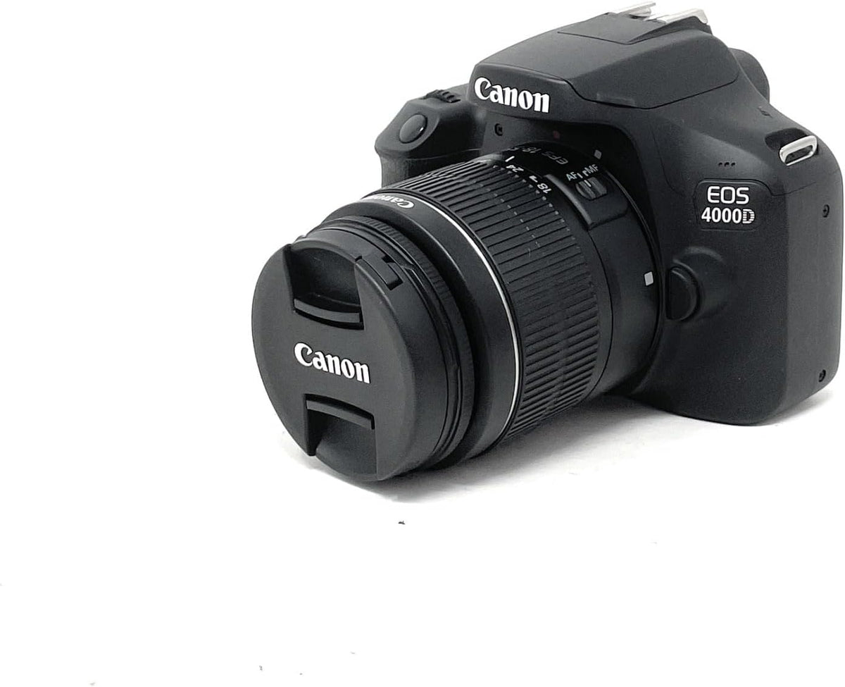 Canon EOS 4000D Boîtier reflex numérique noir - Capteur CMOS avec montures Canon EF et EF S - Formats JPEG MP4 - Stabilisation numérique pour photographie et vidéo