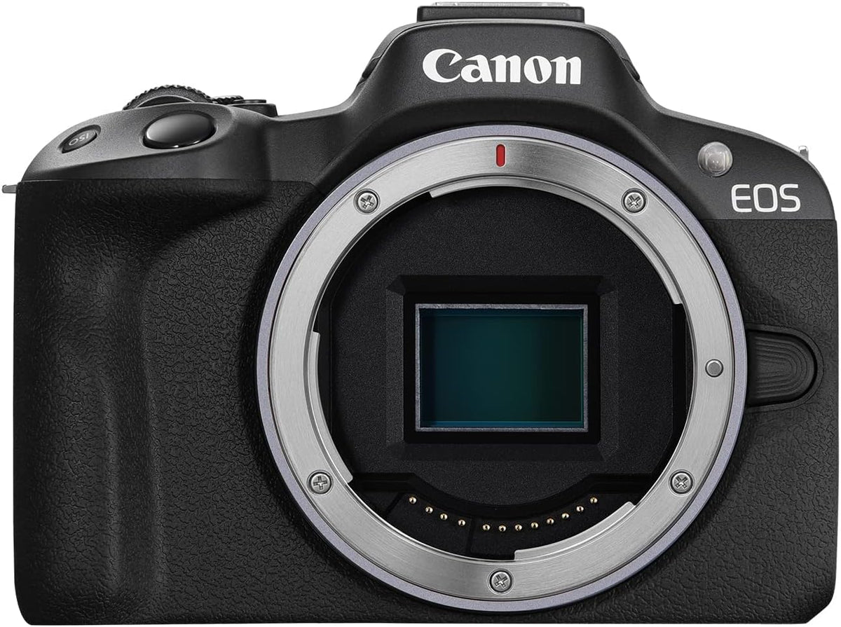 Canon EOS R50 - Appareil photo hybride APS-C 24 MP boîtier nu - Rafale 15 images seconde Dual Pixel CMOS AF - Vidéo 4K 30p Wi-Fi noir pour photo et vlogging
