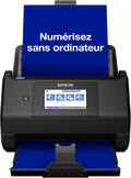 Epson WorkForce ES-580W - Scanner documents A4 recto verso 35 ppm 70 ipm - Chargeur automatique 100 feuilles écran tactile - Wi-Fi numérisation autonome sans PC