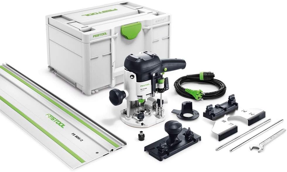 Festool OF 1010 EBQ Set défonceuse électrique filaire - Base fixe - Puissance 1010 W - Vitesse jusqu'à 24000 tr min - Outil de fraisage Festool