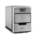 Klarstein Metropolitan Machine à glaçons 2,1 L - Production jusqu à 12 kg de glace - Trois tailles petit moyen grand - Structure acier inoxydable avec alarme de sécurité