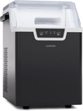 Klarstein Machine à glaçons autonome 200 W - Production jusqu à 12 kg de glace - Réservoir 1,7 L avec cycle rapide 4 min - Format portable avec fonction autonettoyante