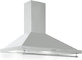 Klarstein hotte aspirante cuisine 90 cm - Débit 591,5 m3/h - Classe énergétique A - LED et filtre à graisse inox