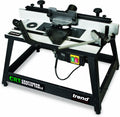 Trend CRT MK3 EURO table de défonceuse portable - Table 230 V pour travaux de menuiserie - Pour façonnage moulage et fabrication de meubles - Structure métal noire