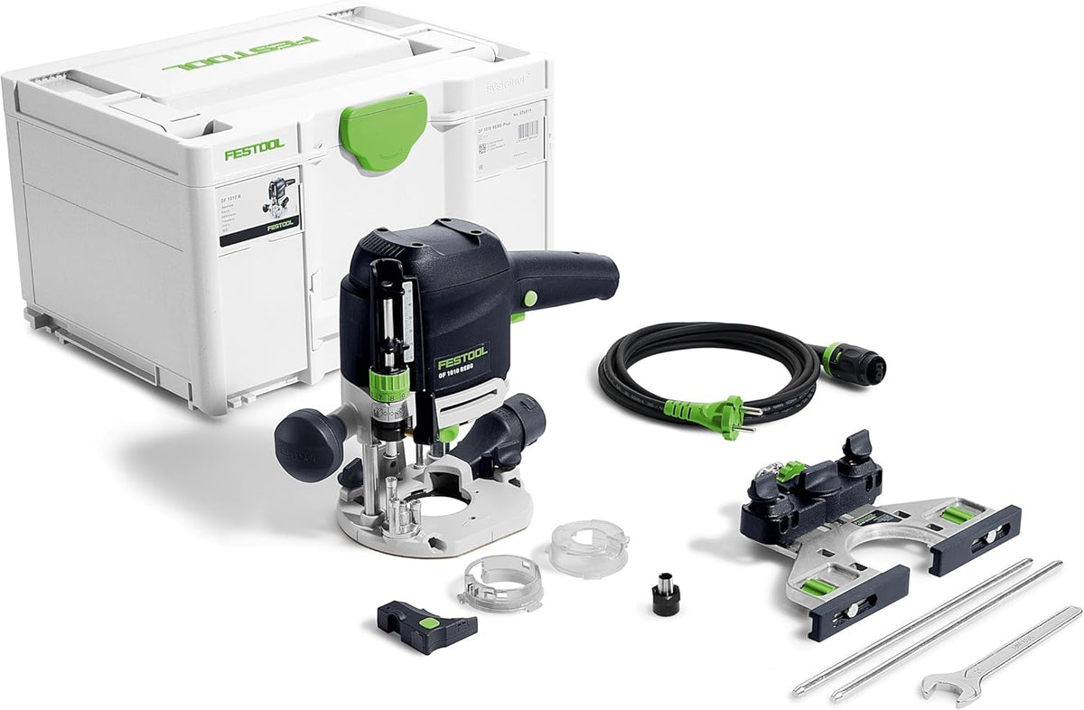 Festool OF 1010 REBQ Plus défonceuse plongeante - puissance 1010 W alimentation 230 V - vitesse jusqu à 23000 tr min - poids 6 kg pour fraisage précis du bois