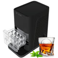 Machine à glaçons sphériques de comptoir noire - Grandes sphères de whisky de 2 pouces - Production jusqu à 84 pièces par jour - Modèle transparent avec fonction autonettoyante