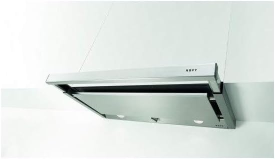 Hotte tiroir 661 en acier inoxydable - 3 vitesses avec commandes bouton poussoir - Éclairage LED intégré - Modèle sous armoire silencieux à 49 dB