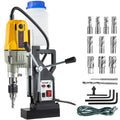 VEVOR Perceuse magnétique 1100 W - Force magnétique 12000 N et vitesse jusqu à 580 tr min - Format portable 28 x 12 x 36 cm - Pour construction navale ponts et industrie