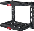 Milwaukee Packout 4932471723 - Coffret vertical compact pour outils - Métal plastique avec 3 compartiments hydrofuges - Boîte rouge pour rangement modulaire et atelier