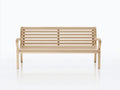 Banc de jardin - bois - 165x59x82 cm - bois clair - scandinave